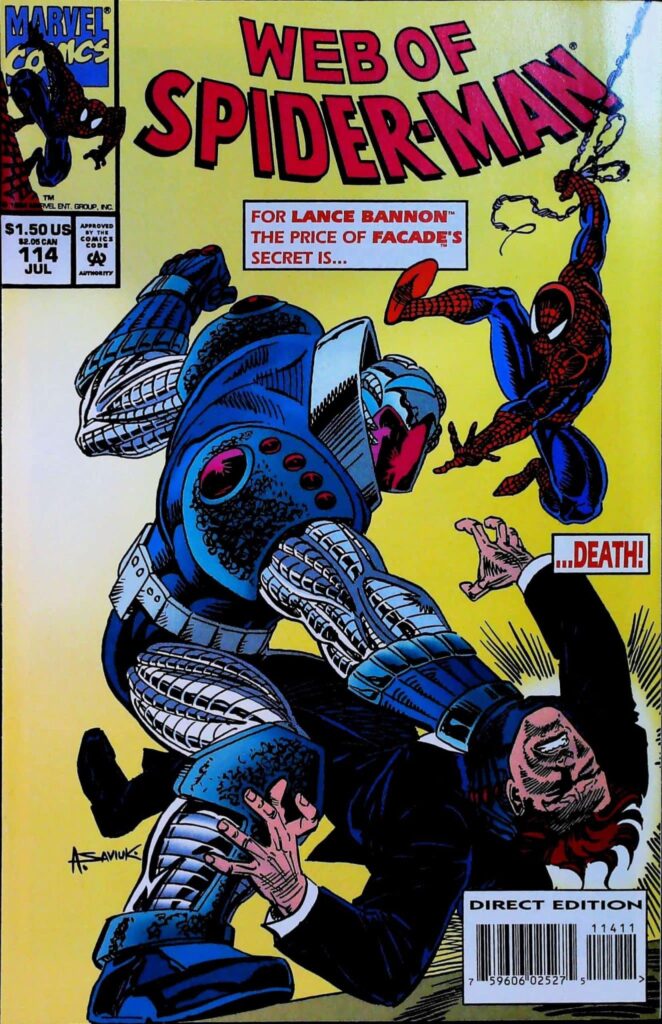 Web Of Spider-Man #114, vue de l'exemplaire