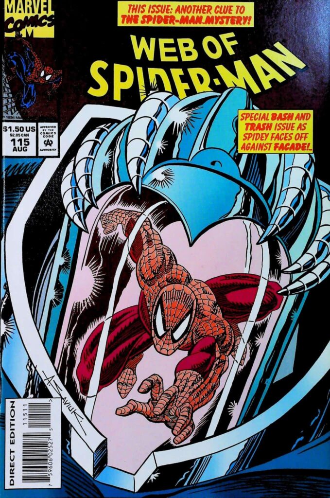 Web Of Spider-Man #115, vue de l'exemplaire