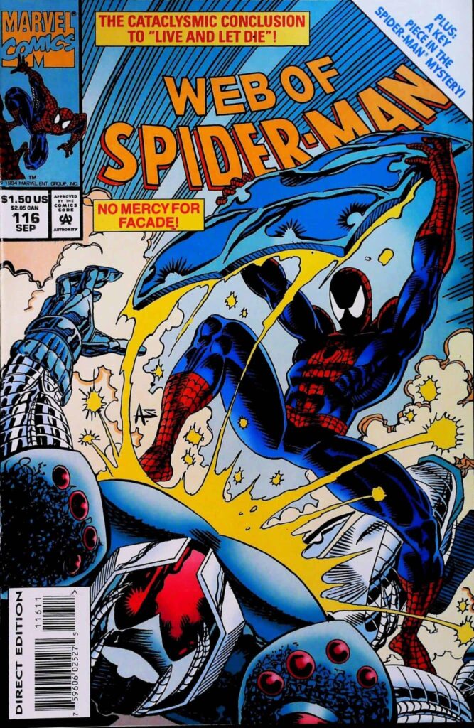 Web Of Spider-Man #116, vue de l'exemplaire
