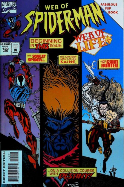 Couverture de WEB OF SPIDER-MAN (1985) #120 - par Steven Butler - lecubeacomics.com