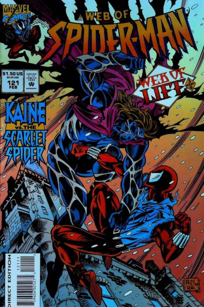 Couverture de WEB OF SPIDER-MAN (1985) #121 - par Phil Gosier - lecubeacomics.com