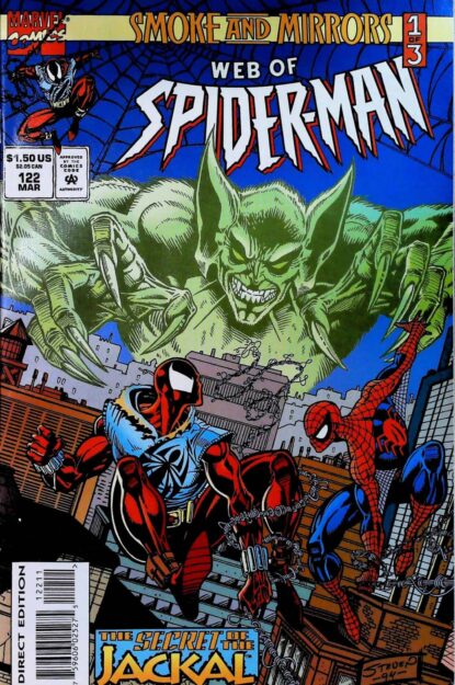 Couverture de WEB OF SPIDER-MAN (1985) #122 - par Steven Butler - lecubeacomics.com