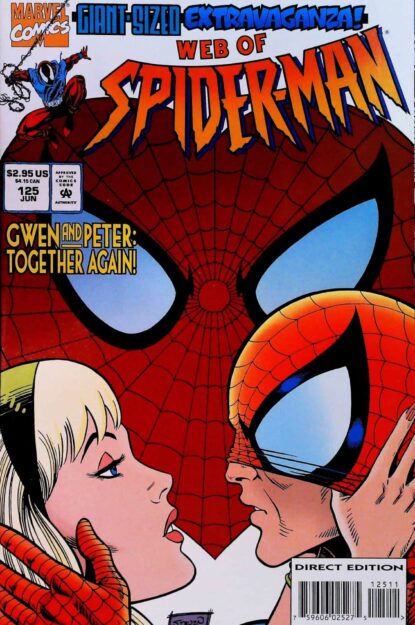 Couverture de WEB OF SPIDER-MAN (1985) #125 - par Steven Butler - lecubeacomics.com
