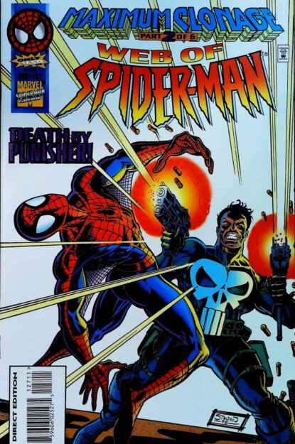 Couverture de WEB OF SPIDER-MAN (1985) #127 - par Steven Butler - lecubeacomics.com