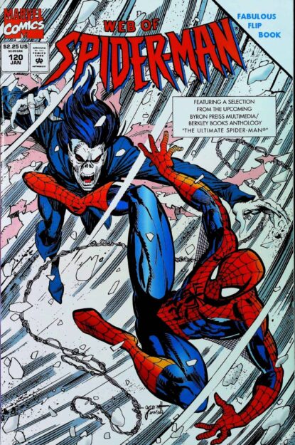 WEB OF SPIDER-MAN (1985) #120 - Marvel - lecubeacomics.com Couverture de WEB OF SPIDER-MAN (1985) #120 - par Steven Butler - lecubeacomics.com