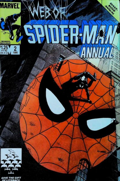 Couverture de WEB OF SPIDER-MAN (1985) ANNUAL #2 - par Charles Vess - lecubeacomics.com