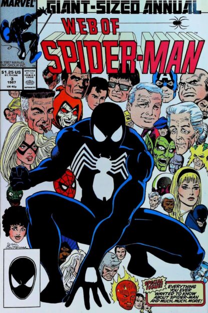 Couverture de WEB OF SPIDER-MAN (1985) ANNUAL #3 - par Charles Vess - lecubeacomics.com