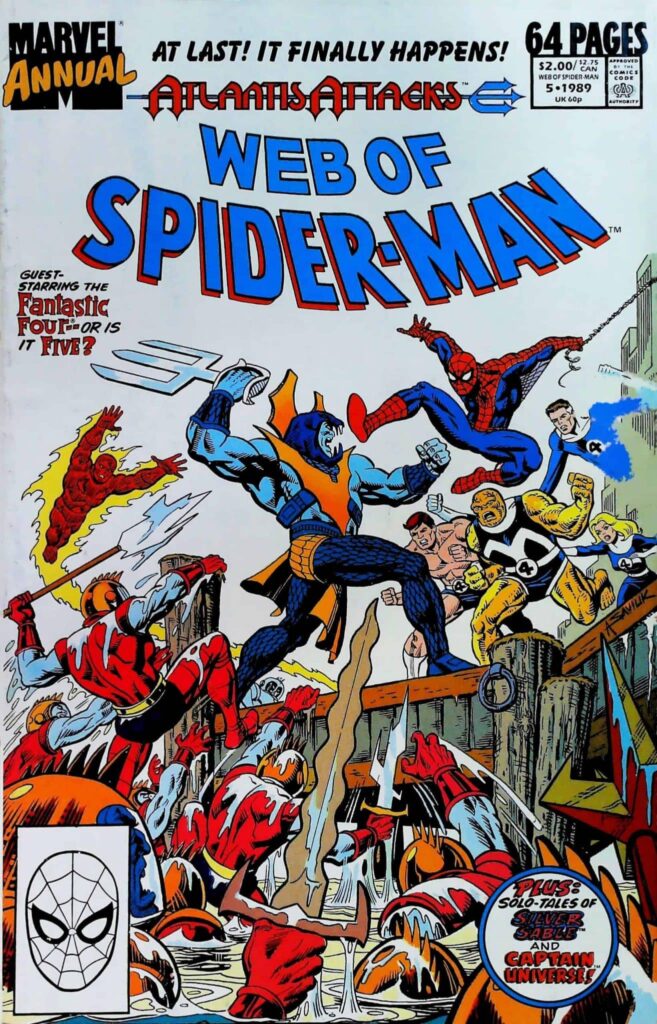 Web Of Spider-Man Annual #5, vue de l'exemplaire