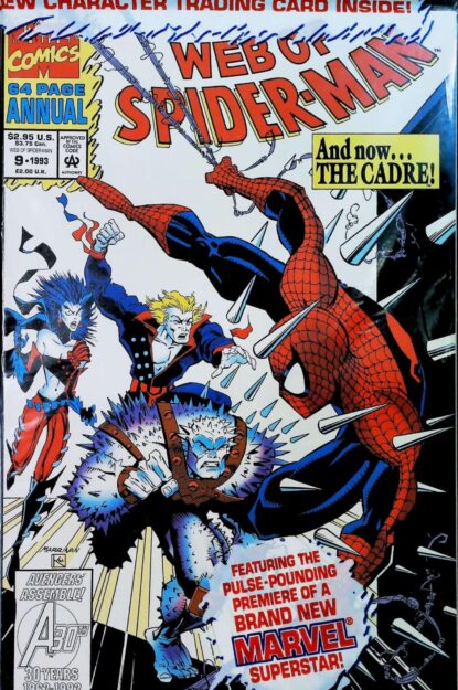 Couverture de WEB OF SPIDER-MAN (1985) ANNUAL #9 - par Alex Saviuk - lecubeacomics.com