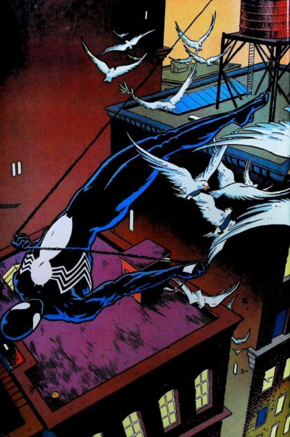 WEB OF SPIDER-MAN (1985) ANNUAL #3 - Marvel - lecubeacomics.com Couverture de WEB OF SPIDER-MAN (1985) ANNUAL #3 - par Charles Vess - lecubeacomics.com