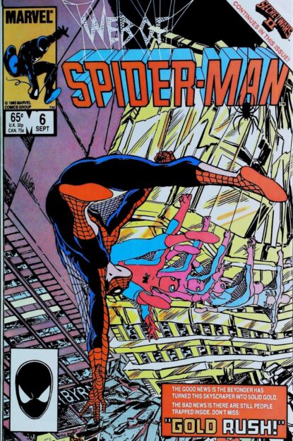 Couverture de WEB OF SPIDER-MAN (1985) #6 - par John Byrne - lecubeacomics.com