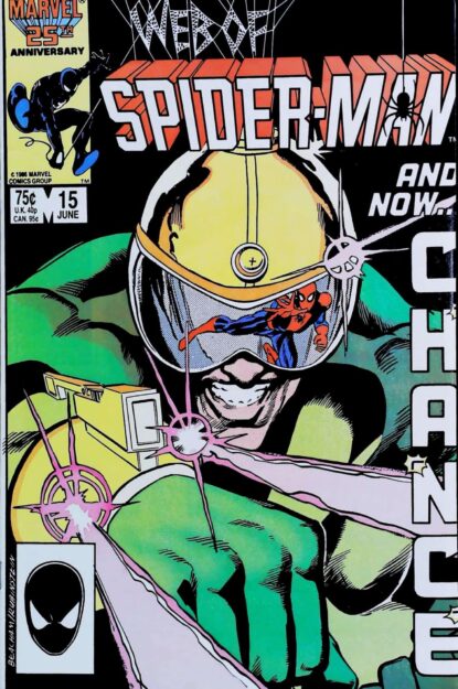 Couverture de WEB OF SPIDER-MAN (1985) #15 - par Joe Rubinstein - lecubeacomics.com
