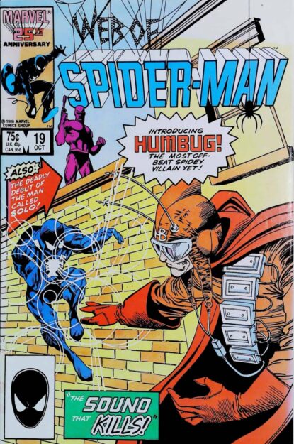 Couverture de WEB OF SPIDER-MAN (1985) #19 - par Mark Bright - lecubeacomics.com