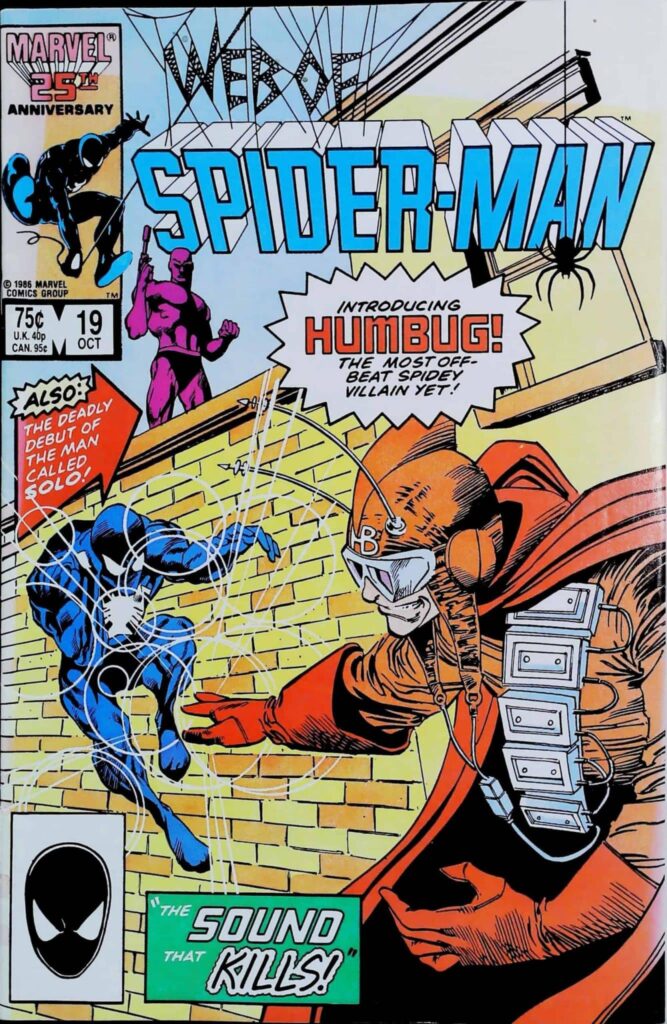 Web Of Spider-Man #19, vue de l'exemplaire