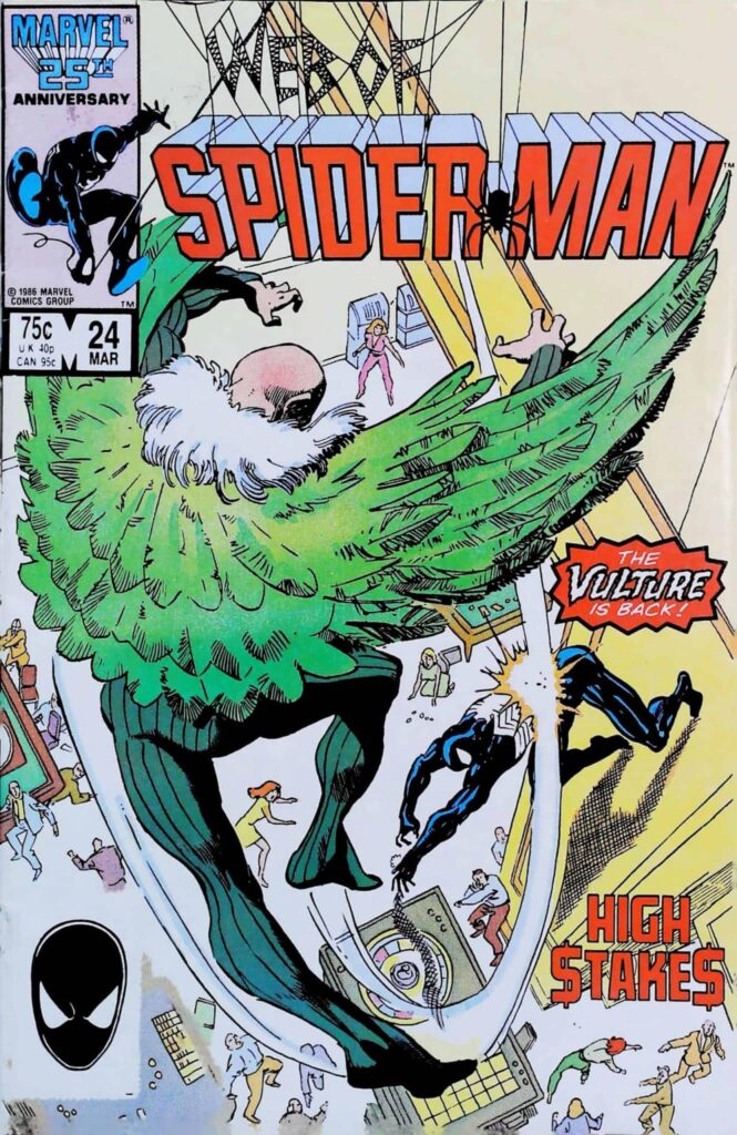 Web Of Spider-Man #24, vue de l'exemplaire