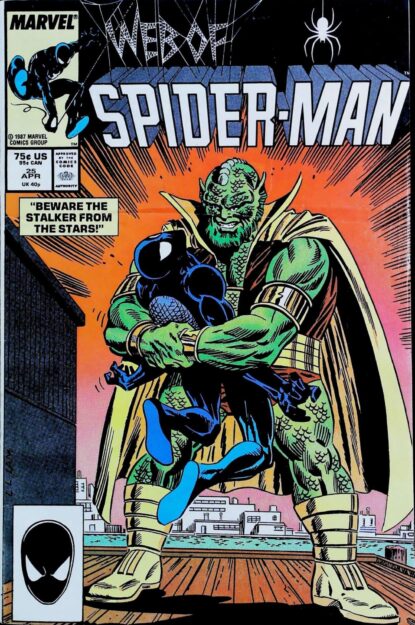 Couverture de WEB OF SPIDER-MAN (1985) #25 - par Larry Lieber - lecubeacomics.com