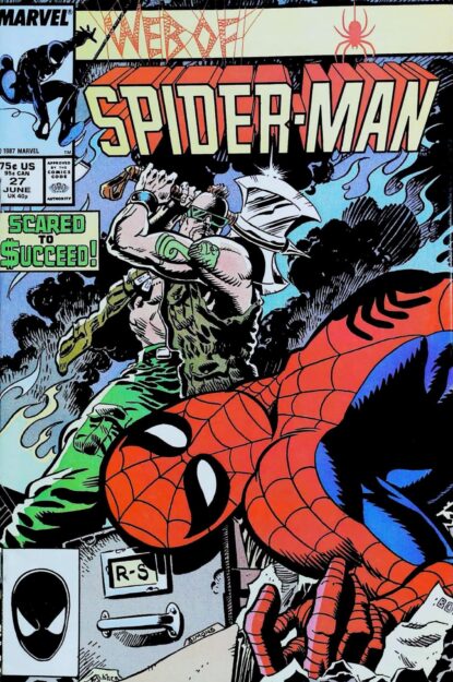 Couverture de WEB OF SPIDER-MAN (1985) #27 - par Dave Simons - lecubeacomics.com