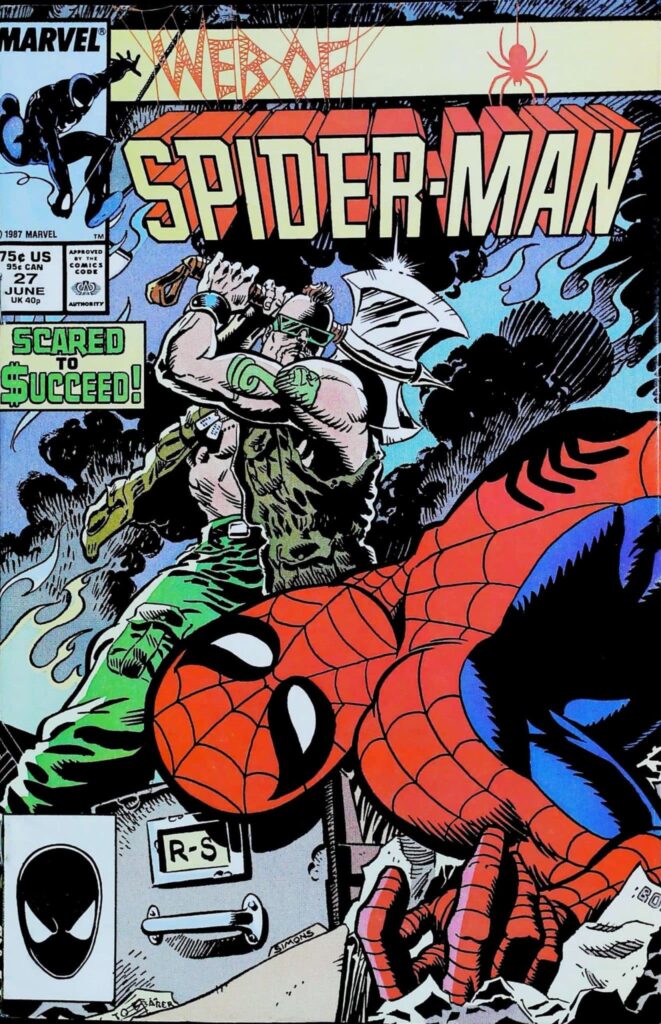 Web Of Spider-Man #27, vue de l'exemplaire