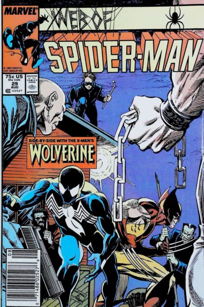 Couverture de WEB OF SPIDER-MAN (1985) #29 - par Steve Geiger - lecubeacomics.com