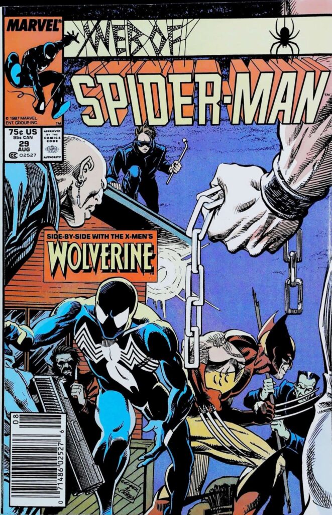 Web Of Spider-Man #29, vue de l'exemplaire