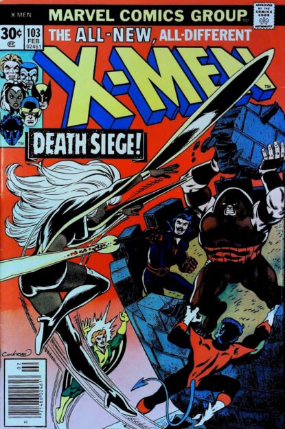 Couverture de UNCANNY X-MEN (1963) #103 - par Dave Cockrum - lecubeacomics.com