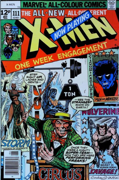 Couverture de UNCANNY X-MEN (1963) #111 - par Dave Cockrum - lecubeacomics.com