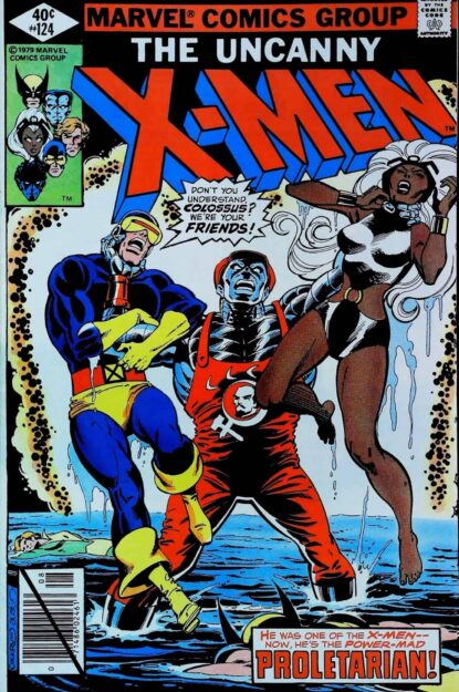 Couverture de UNCANNY X-MEN (1963) #124 - par Dave Cockrum - lecubeacomics.com