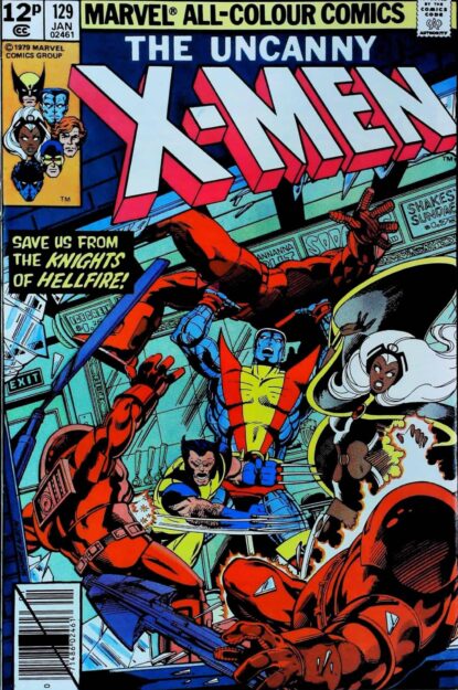 Couverture de UNCANNY X-MEN (1963) #129 - par John Byrne - lecubeacomics.com
