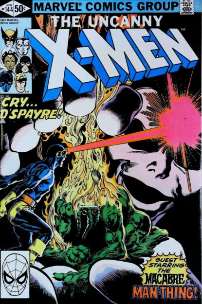 Couverture de UNCANNY X-MEN (1963) #144 - par Brent Eric Anderson - lecubeacomics.com