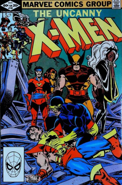 Couverture de UNCANNY X-MEN (1963) #155 - par Dave Cockrum - lecubeacomics.com