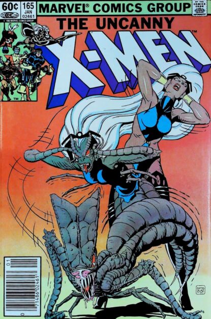 Couverture de UNCANNY X-MEN (1963) #165 - par Paul Smith - lecubeacomics.com