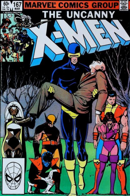 Couverture de UNCANNY X-MEN (1963) #167 - par Paul Smith - lecubeacomics.com