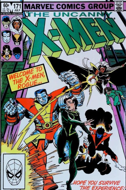 Couverture de UNCANNY X-MEN (1963) #171 - par Walter Simonson - lecubeacomics.com