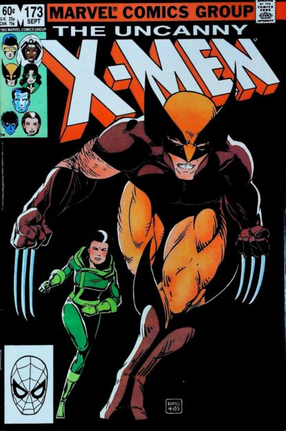 Couverture de UNCANNY X-MEN (1963) #173 - par Paul Smith - lecubeacomics.com