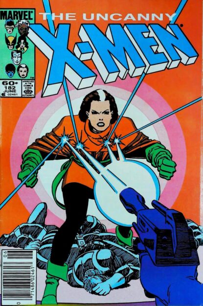 Couverture de UNCANNY X-MEN (1963) #182 - par John Romita Jr. - lecubeacomics.com