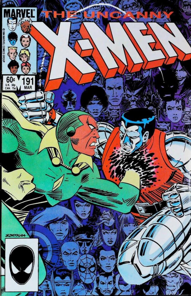 Uncanny X-Men #191, vue de l'exemplaire