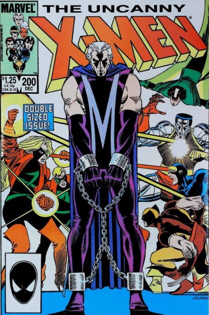 Couverture de UNCANNY X-MEN (1963) #200 - par John Romita Jr. - lecubeacomics.com