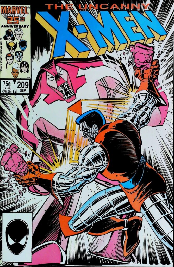Uncanny X-Men #209, vue de l'exemplaire