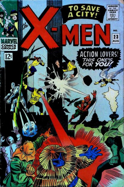 Couverture de UNCANNY X-MEN (1963) #23 - par Werner Roth - lecubeacomics.com