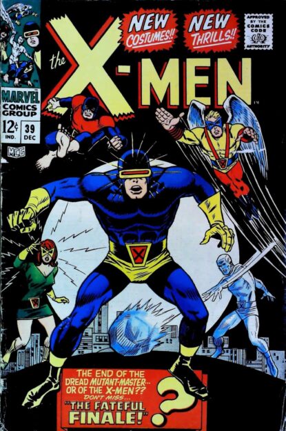 Couverture de UNCANNY X-MEN (1963) #39 - par George Tuska - lecubeacomics.com