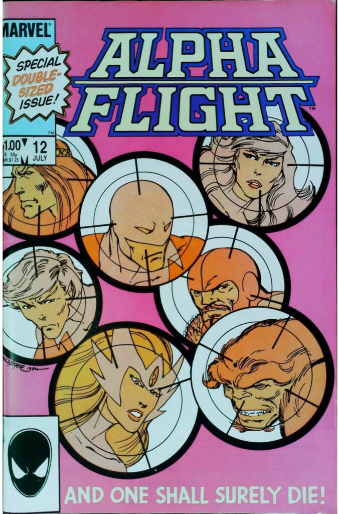 Alpha Flight #12, vue de l'exemplaire