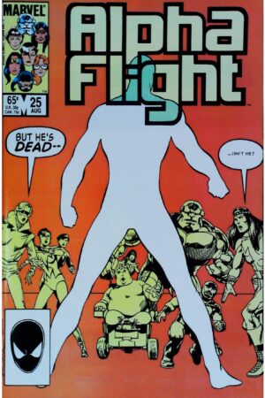 Couverture de ALPHA FLIGHT (1983) #25 - par John Byrne - lecubeacomics.com