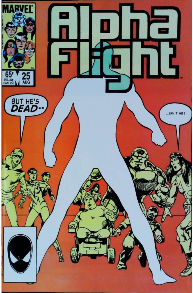 Alpha Flight #25, vue de l'exemplaire
