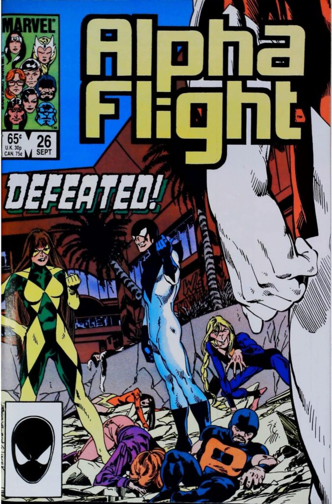 Alpha Flight #26, vue de l'exemplaire