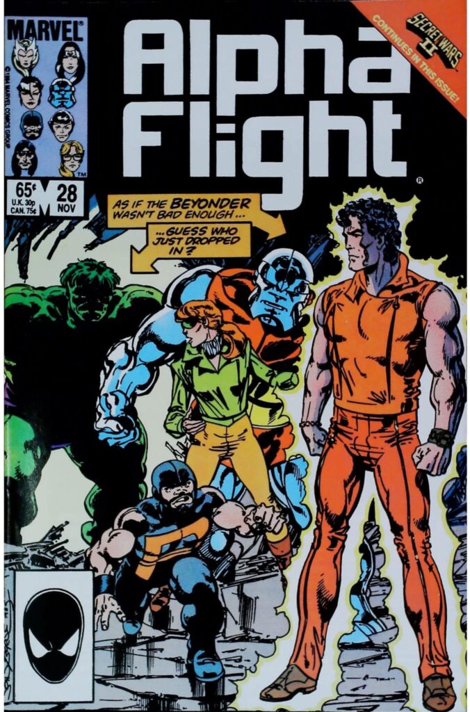 Alpha Flight #28, vue de l'exemplaire