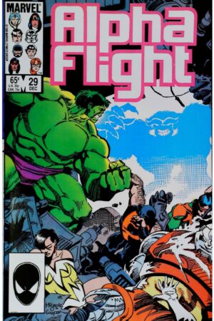 Couverture de ALPHA FLIGHT (1983) #29 - par Mike Mignola - lecubeacomics.com