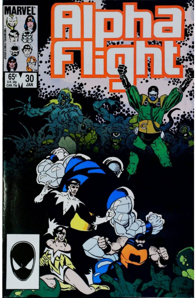 Alpha Flight #30, vue de l'exemplaire
