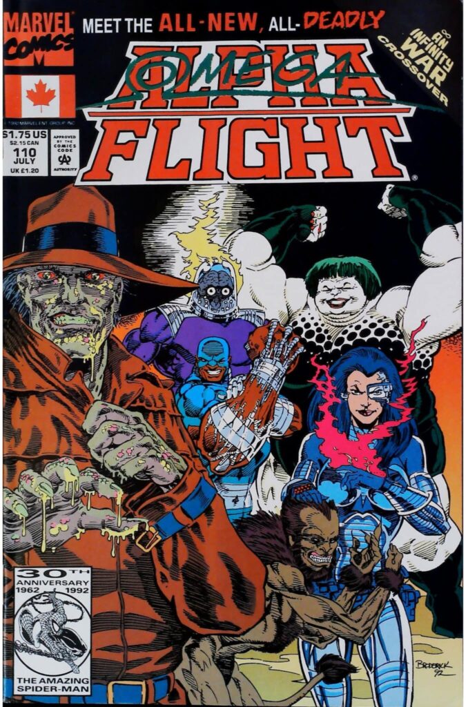 Alpha Flight #110, vue de l'exemplaire