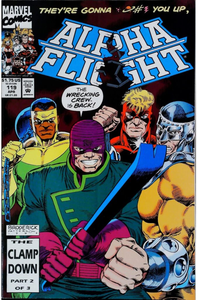 Alpha Flight #119, vue de l'exemplaire