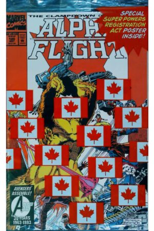 Couverture de ALPHA FLIGHT (1983) #120 POLYBAGGED - par Pat Broderick - lecubeacomics.com